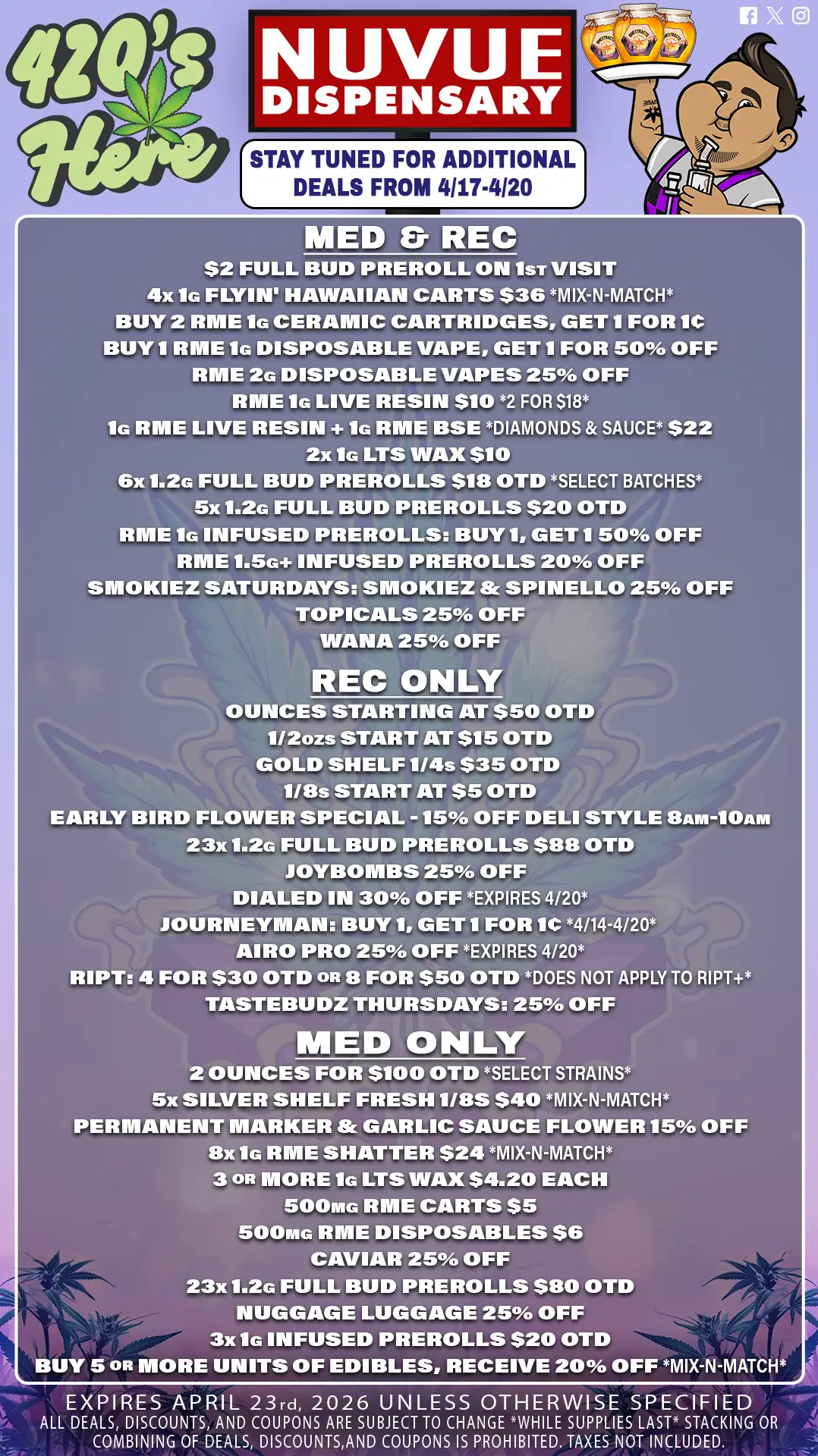 Site Coupons April 10-420